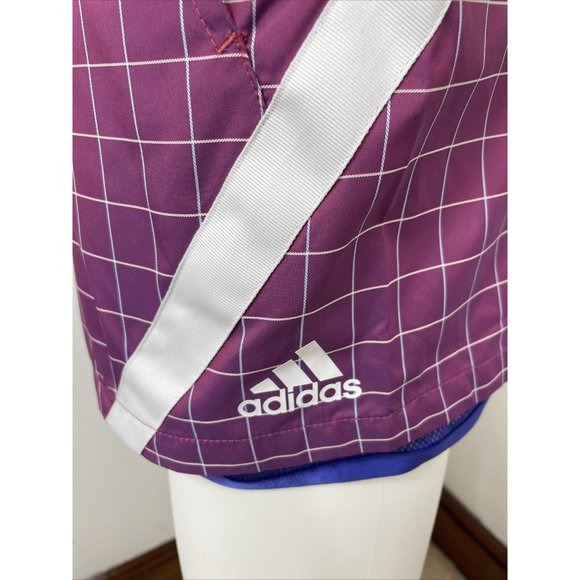 Adidas Women’s Shorts Purple Primeblue XS Blue lining Drawcord on Elastic, Logo - Picture 4 of 12